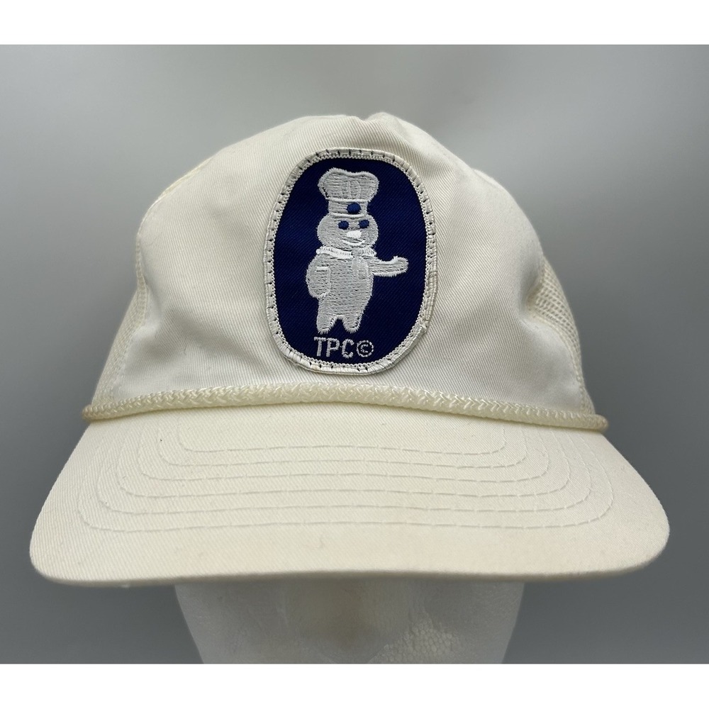 Vintage Pillsbury Doughboy Rope SnapBack Trucker Hat